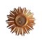 Mid-Century Modern Wooden Sun Mirror 3