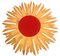 Mid-Century Modern Wooden Sun Mirror 2