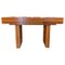 Large 3-Drawer Console Table in Cherrywood, 1970s 1