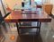 Italian Walnut Multi-Compartments Desk attributed to Bernini, 1960s, Image 2