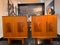 Diamond Fronted Maple Cabinets, 1960s, Set of 2 2