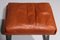 Set of Cognac Leather Swing Lounge Chair and Ottoman by Reinhold Adolf and Hans-Jürgen Schröpfer for COR, 1976 8