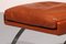 Set of Cognac Leather Swing Lounge Chair and Ottoman by Reinhold Adolf and Hans-Jürgen Schröpfer for COR, 1976 11