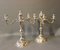 Candelabri a quattro braccia vintage in argento sterling di English Silver House, set di 2, Immagine 2