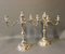 Vintage Sterling Silver Four Armed Candelabras from English Silver House, Set of 2, Image 2