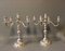 Candelabri a quattro braccia vintage in argento sterling di English Silver House, set di 2, Immagine 3