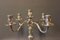 Candelabros vintage de plata esterlina con cuatro brazos de English Silver House. Juego de 2, Imagen 4