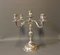 Vintage Sterling Silber Vierarmige Kerzenständer von English Silver House, 2er Set 1