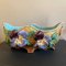 French Majolica Pansies Planter, 1890s 1