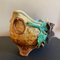 French Majolica Pansies Planter, 1890s 2