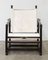 McGuire San Francisco Armchairs with Footstool, 1970s, Set of 4 2