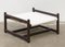 McGuire San Francisco Armchairs with Footstool, 1970s, Set of 4, Image 9
