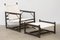 McGuire San Francisco Armchairs with Footstool, 1970s, Set of 4, Image 23