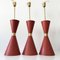 Mid-Century Diabolo Pendant Lights, 1950s, Set of 3, Image 5