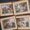Francois Boucher, The Four Seasons, 1800s, Etchings, Framed, Set of 4 3
