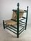 French Straw Rush Low Lounge Chair in the style of Charles Dudouyt, 1950s, Image 5
