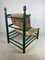 French Straw Rush Low Lounge Chair in the style of Charles Dudouyt, 1950s, Image 11