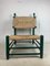 French Straw Rush Low Lounge Chair in the style of Charles Dudouyt, 1950s, Image 4
