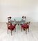 Ragno Tisch & Scapular Stühle von Giovanni Michelucci, 1980er, 5er Set 6