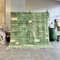 Moroccan Berber Handwoven Wool Rug in Green Tones, 1990s 1