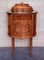 19th Century Louis XVI Marquetry Nightstands with Bronze & Mirror Crest, 1890s, Set of 2, Image 2