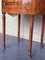 19th Century Louis XVI Marquetry Nightstands with Bronze & Mirror Crest, 1890s, Set of 2, Image 12