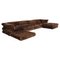 First Edition Mah Jong Sofa attributed to Hans Hopfer for Roche Bobois, France, 1970s, Set of 15, Image 1