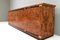 Italian Sideboard in Burlwood with Brass Details from Glam Furniture, Italy, 1970s 4