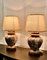 Vintage Ginger Glas Lampen aus Porzellan, 1960er, 2er Set 4