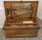 19th Century Carpenters Pine Tool Chest and Tools, 1900s 7