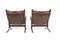 Norwegian Siesta Bentwood and Tan Leather Lounge Chairs by Ingmar Relling for Westnofa, 1960s, Set of 2 6
