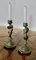 19th Century Brass Candleholders with Dancing Cherubs, Set of 2, Image 2