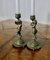 19th Century Brass Candleholders with Dancing Cherubs, Set of 2, Image 8