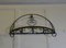 Blacksmith Half Round Iron Folding Kitchen Utensil Hanger, 1960s, Image 4