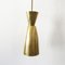 Mid-Century Large Diabolo Brass Pendant Light 7