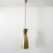 Mid-Century Large Diabolo Brass Pendant Light 5