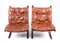 Norwegian Siesta Bentwood and Leather Lounge Chairs by Ingmar Relling for Westnofa, 1960s, Set of 2, Image 5