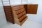 Scaffale in teak con storage e cassetti di Nisse Strinning per String Design AB, anni '50, Immagine 7