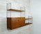 Teak Wall Shelf with Drawers by Nisse Strinning for String Design AB, 1950s 4