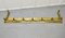 19th Century Heavy Brass Fender with Brass Garlands 3