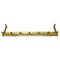 19th Century Heavy Brass Fender with Brass Garlands 1
