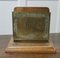 Art Nouveau Table Top Brass and Oak News Paper Rack, 1920s, Image 2
