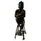 Bronze Statue of a Girl on a Stool Drinking Champaign, 1960s, Image 1