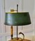 French Painted Toleware and Brass Desk Lamp 5