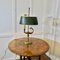 French Painted Toleware and Brass Desk Lamp 2