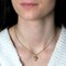 Modern 18 Karat Yellow Gold Heart-Shape Charm Pendant, Image 2