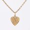 Modern 18 Karat Yellow Gold Heart-Shape Charm Pendant, Image 9