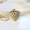 Modern 18 Karat Yellow Gold Heart-Shape Charm Pendant, Image 3