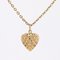 Modern 18 Karat Yellow Gold Heart-Shape Charm Pendant, Image 8