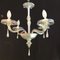 Iridescent Glass Chandelier by Napoleone Martinuzzi for Venini, 1920s, Image 1